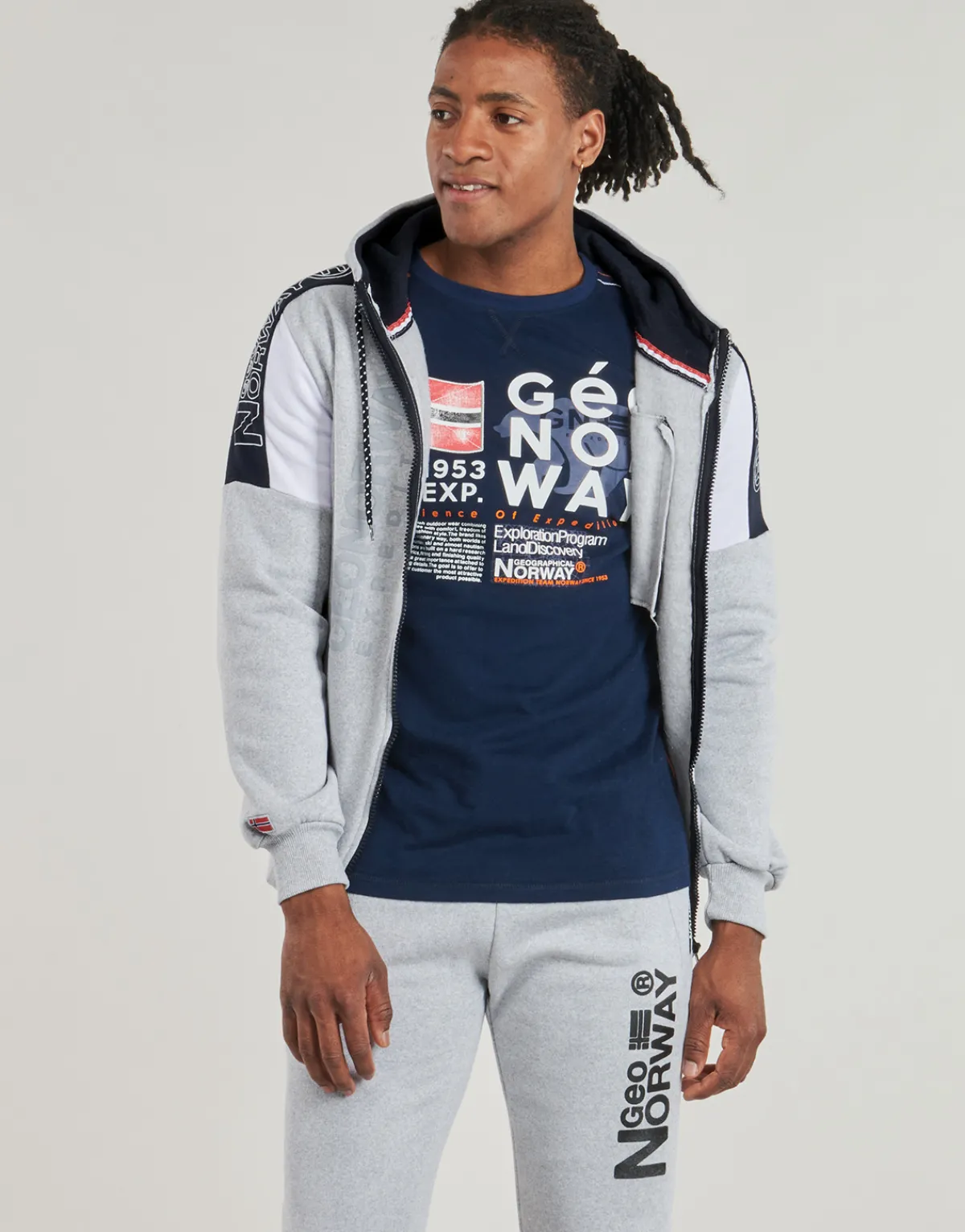 Sweats & Polaires^Geographical Norway - FAGOZIP Gris
