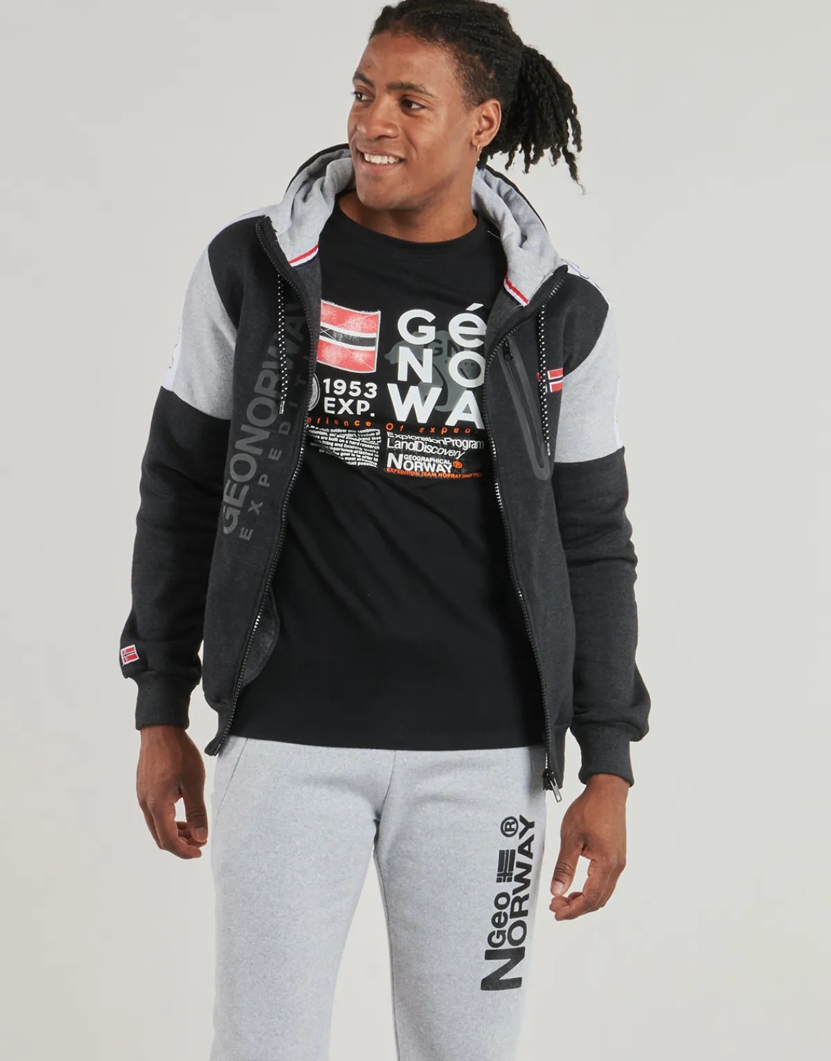 Sweats & Polaires^Geographical Norway - FAGOZIP Gris