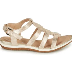 Sandales Et Nu-pieds^Geox - D SANDAL VEGA A Doré