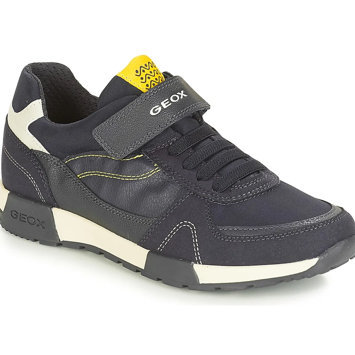 Baskets Mode^Geox - J ALFIER BOY Marine