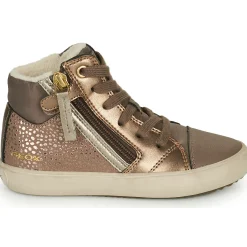 Baskets Mode^Geox - J GISLI GIRL Doré