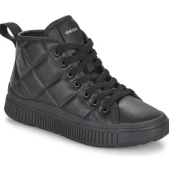 Baskets Mode^Geox - J LAQUINNY GIRL Noir