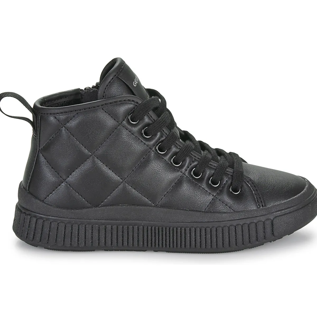 Baskets Mode^Geox - J LAQUINNY GIRL Noir