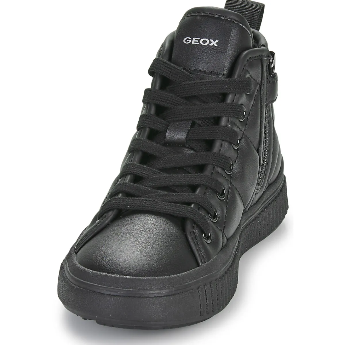 Baskets Mode^Geox - J LAQUINNY GIRL Noir