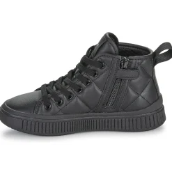 Baskets Mode^Geox - J LAQUINNY GIRL Noir