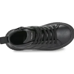 Baskets Mode^Geox - J LAQUINNY GIRL Noir