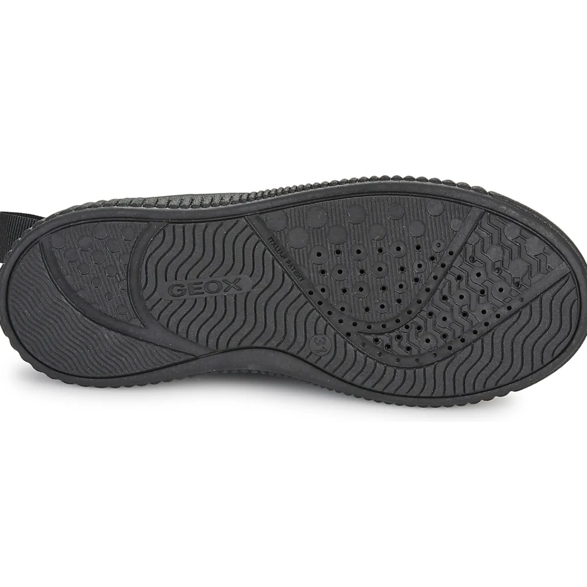 Baskets Mode^Geox - J LAQUINNY GIRL Noir