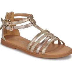 Sandales Et Nu-pieds^Geox - J SANDAL KARLY GIRL Doré
