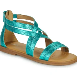 Sandales Et Nu-pieds^Geox - J SANDAL KARLY GIRL Bleu