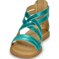 Sandales Et Nu-pieds^Geox - J SANDAL KARLY GIRL Bleu