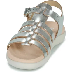 Sandales Et Nu-pieds^Geox - J SANDAL SOLEIMA GIR Argenté