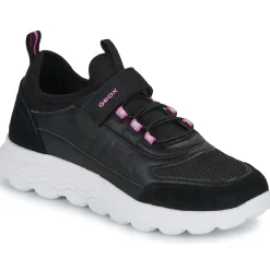 Baskets Mode^Geox - J SPHERICA GIRL A Noir
