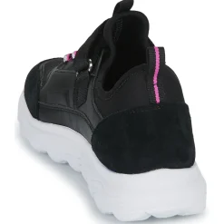 Baskets Mode^Geox - J SPHERICA GIRL A Noir