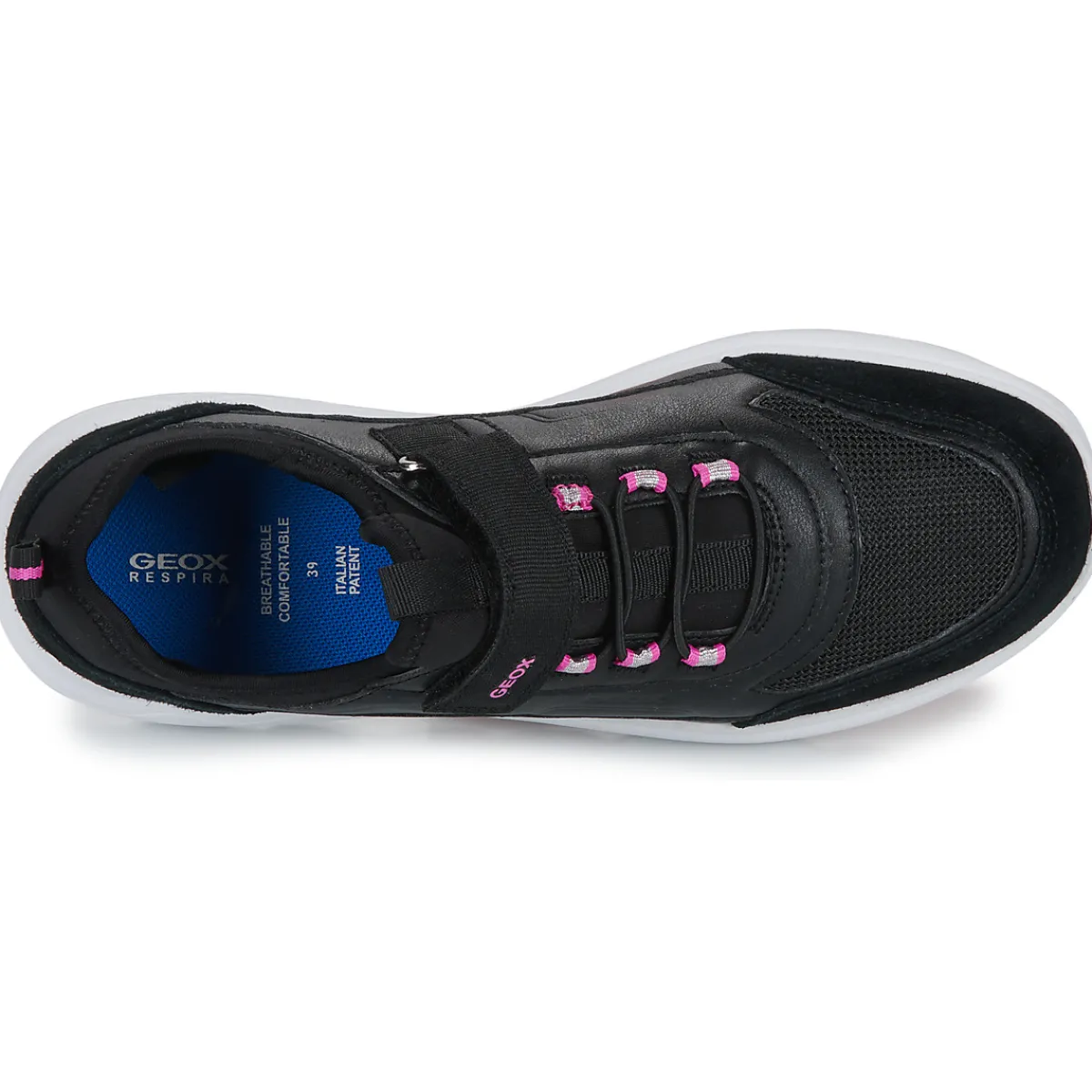 Baskets Mode^Geox - J SPHERICA GIRL A Noir