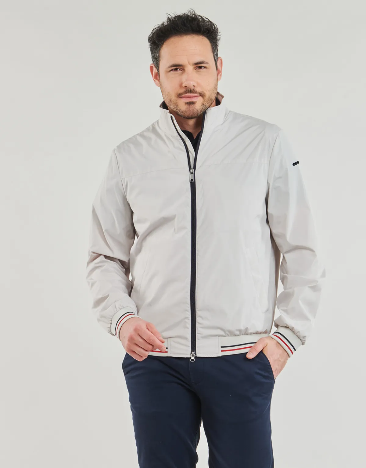 Vestes^Geox - M JHARROD BOMBER Gris