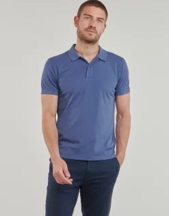 T-shirts & Polos^Geox - M POLO JERSEY Bleu