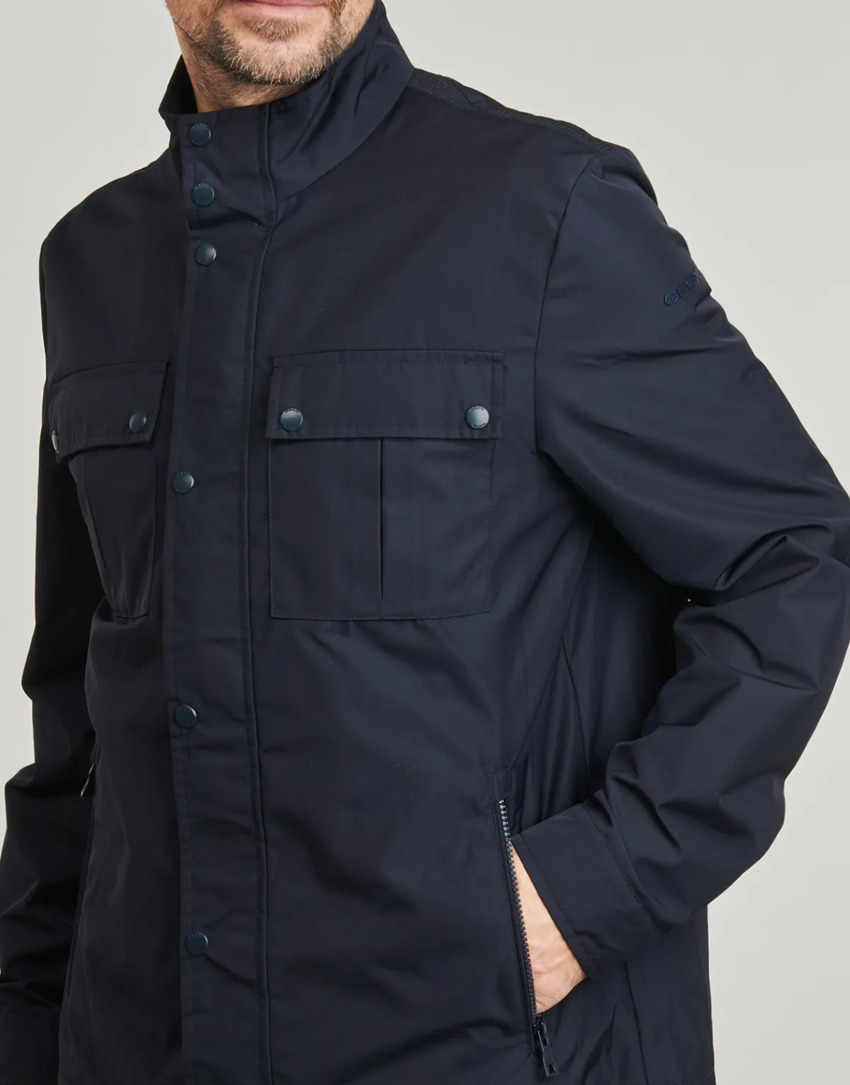 Vestes^Geox - M RENNY JACKET Marine