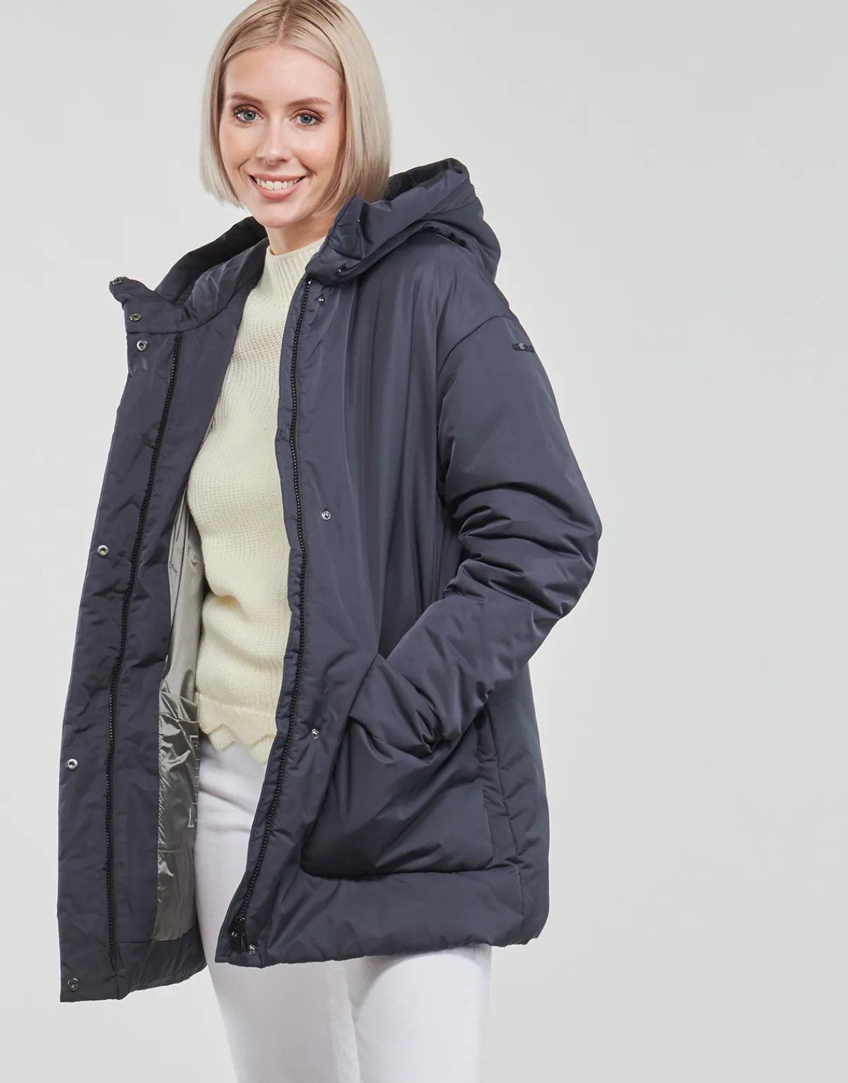 Manteaux^Geox - PARKA W DIODANA Marine