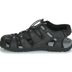 Chaussures De Sport^Geox - UOMO SANDAL STRADA Noir