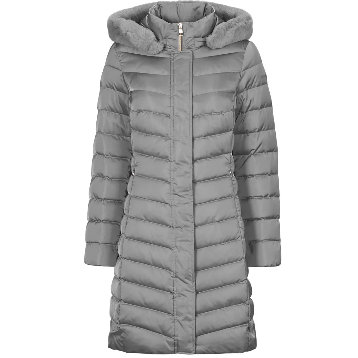 Manteaux^Geox - W BETTANIE LONG JKT Gris