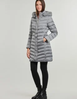 Manteaux^Geox - W BETTANIE LONG JKT Gris