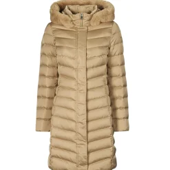 Manteaux^Geox - W BETTANIE LONG JKT Beige