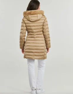 Manteaux^Geox - W BETTANIE LONG JKT Beige