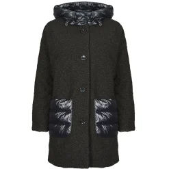Manteaux^Geox - W CALITHE LONG COAT Noir