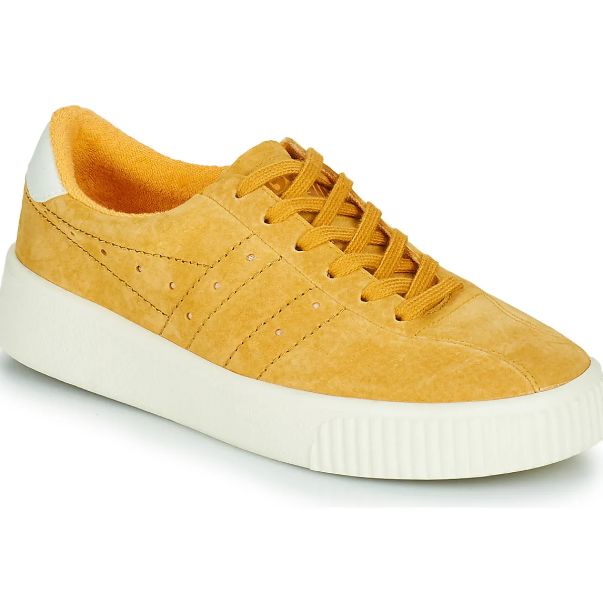 Baskets Mode^Gola - SUPER COURT SUEDE Mourtarde