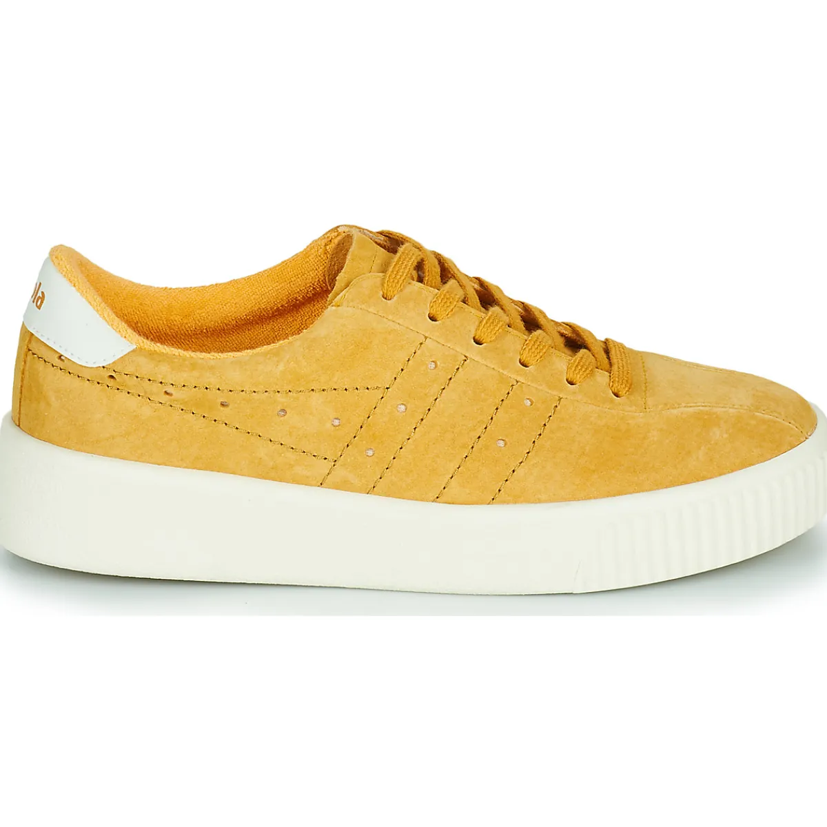 Baskets Mode^Gola - SUPER COURT SUEDE Mourtarde
