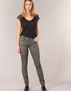 Jeans^G-Star Raw - 5620 STAQ 3D MID SKINNY COJ WMN Kaki