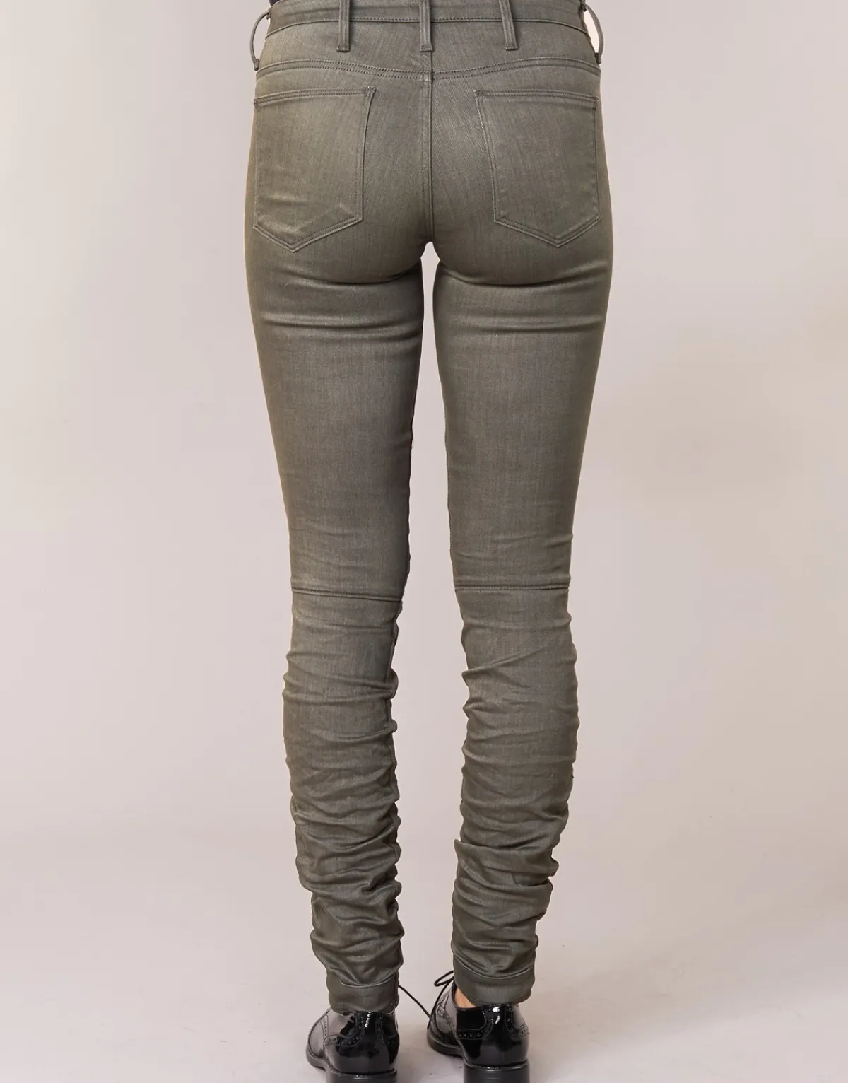 Jeans^G-Star Raw - 5620 STAQ 3D MID SKINNY COJ WMN Kaki