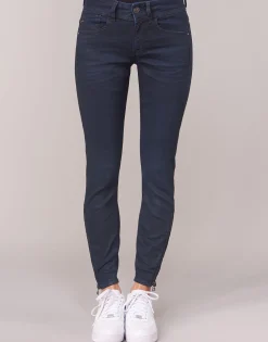 Jeans^G-Star Raw - LYNN ZIP MID SKINNY ANKLE BleuDarkAgedCobler