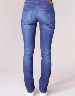 Jeans^G-Star Raw - MIDGE SADDLE MID STRAIGHT BleuMediumAged