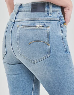 Jeans^G-Star Raw - NOXER HIGH STRAIGHT WMN Bleu