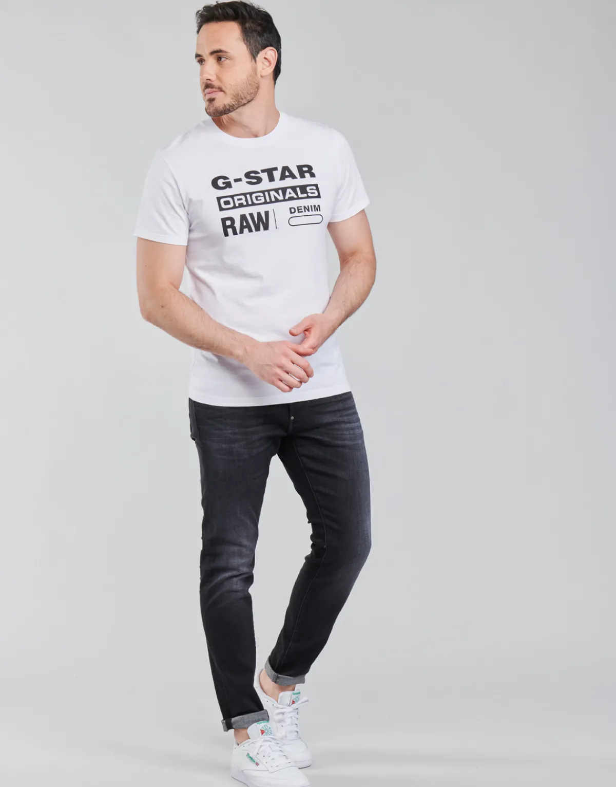 Jeans^G-Star Raw - REVEND SKINNY Noir