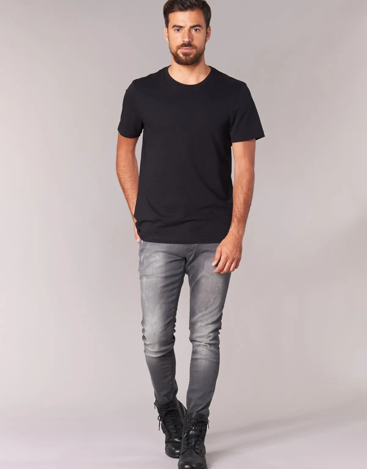 Jeans^G-Star Raw - REVEND SUPER SLIM Gris