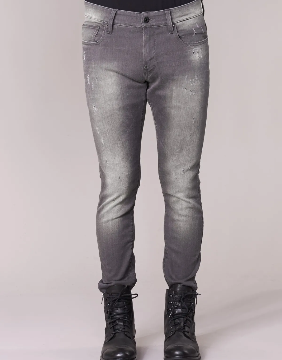 Jeans^G-Star Raw - REVEND SUPER SLIM Gris