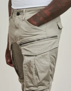 Pantalons^G-Star Raw - ROVIC ZIP 3D REGULAR TAPERED Gris