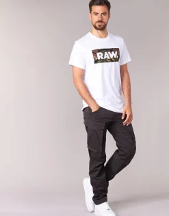 Pantalons^G-Star Raw - ROVIC ZIP 3D STRAIGHT TAPERED Gris