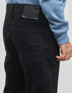 Jeans^G-Star Raw - TRIPLE A REGULAR STRAIGHT Noir