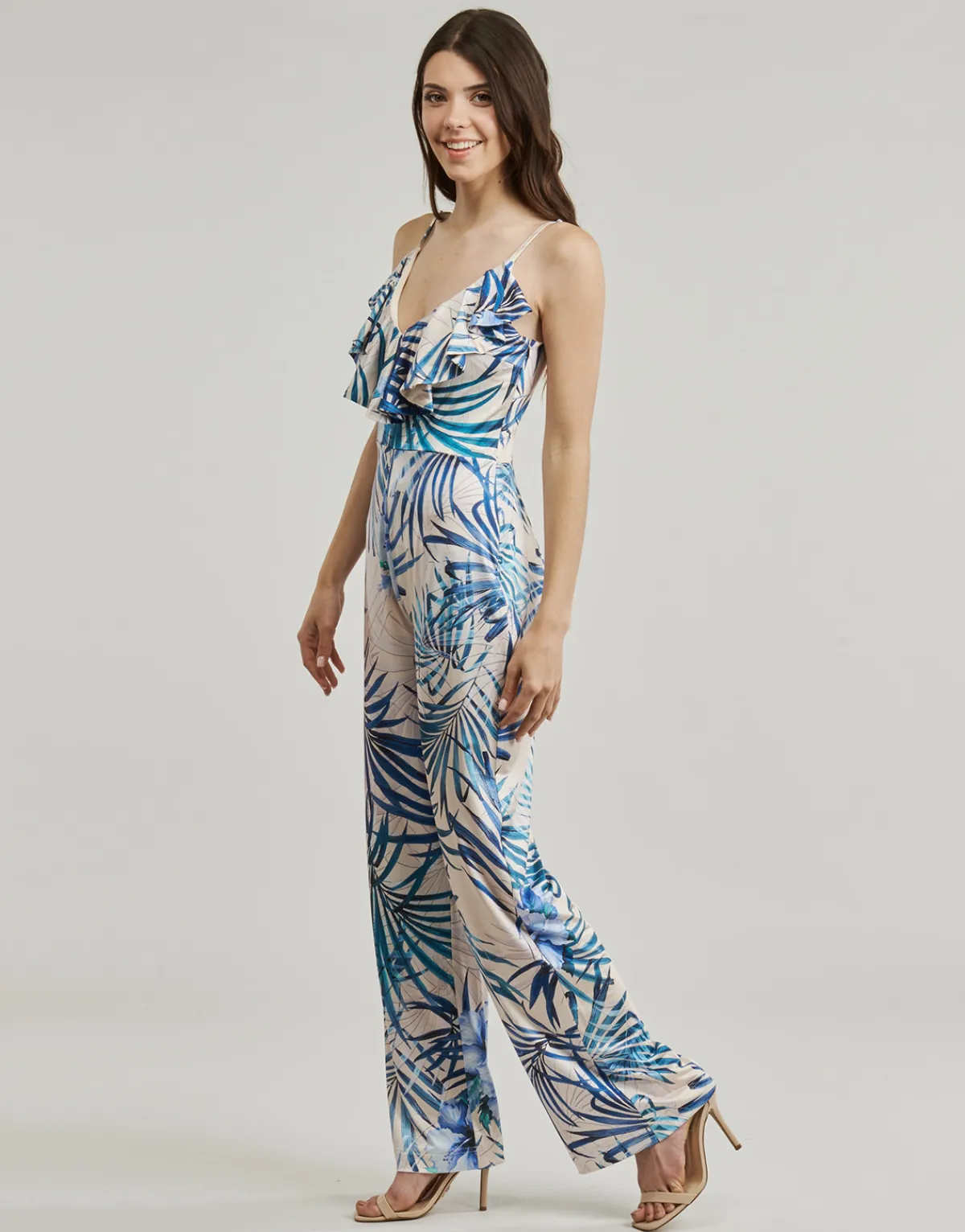 Combinaisons / Salopettes^Guess - ALICE SLINKY OVERALL Bleu