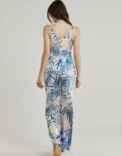 Combinaisons / Salopettes^Guess - ALICE SLINKY OVERALL Bleu