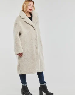 Manteaux^Guess - ALINA COAT Beige
