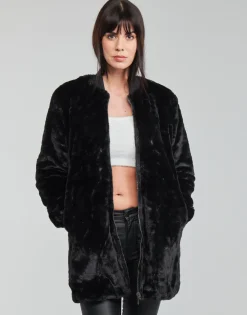Manteaux^Guess - BERENICE PARKA Noir