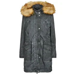 Manteaux^Guess - BERENICE PARKA Noir
