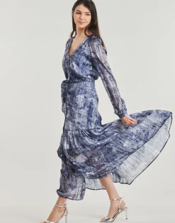 Robes^Guess - BREANNA LONG Bleu