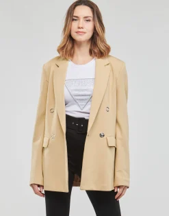 Vestes^Guess - DAFNE BLAZER Beige