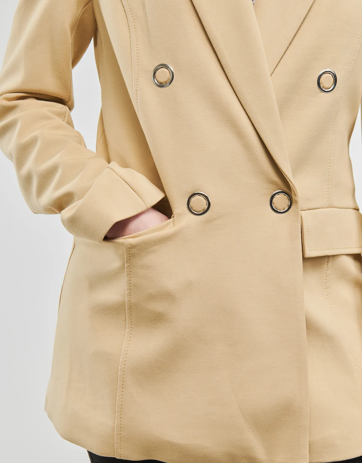 Vestes^Guess - DAFNE BLAZER Beige