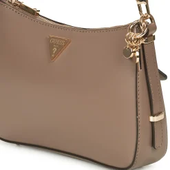 Sacs À Main^Guess - DARYNA TOP ZIP SHOULDER Taupe